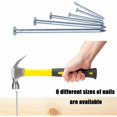thumbnail image 5 of nipocaio 280 Pieces Nail Assortment Flat Head Galvanized Nails Hardware Construction Nails for Photo, Wood and Assorted Nails - MODOU, 5 of 5