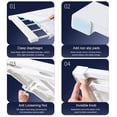 thumbnail image 3 of Adjustable Closet Tension Shelf Organizer, Durable Steel Construction, Expandable For Cabinets, Wardrobes, Bathrooms, 3 of 8