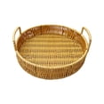 thumbnail image 2 of Pisexur Small Wicker Basket,Rattan Bread Baskets Round Woven Fruit Bowls Key Holders Stackable for Storage, Snack, Fruit, Vegetable Natural Small Basket, 2 of 6