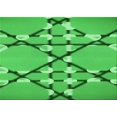 thumbnail image 1 of Ahgly Tapis Rectangulaire Lavable en Machine Intérieur Transitionnel Vert Néon, 8 Pieds x 10 Pieds, 1 of 7
