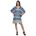 thumbnail image 2 of Moomaya Cutwork Lace Beach Kaftan For Women Printed Bikini Caftan Plus Size, 2 of 4