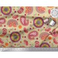 thumbnail image 2 of Soimoi Poly Georgette Fabric Mandala & Paisley Ethnic Decor Fabric Printed Yard 42 Inch Wide, 2 of 3