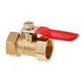 thumbnail image 3 of mmirethe Various Type Ball Valve Threaded Brass Ball Valve FF 16mm Red 1Set, 3 of 6