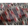 thumbnail image 4 of oneOone Silk Tabby Fabric Arrow Ikat Print Fabric By The Yard 42 Inch Wide, 4 of 4