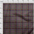 thumbnail image 2 of oneOone Georgette Viscose Fabric Tartan Check Decor Fabric Printed BTY 42 Inch Wide, 2 of 4