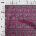 thumbnail image 1 of oneOone Viscose Jersey Fabric Ethnic Block Printed Craft Fabric BTY 60 Inch Wide, 1 of 5
