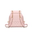 thumbnail image 3 of New Fashion High-quality Small Fragrant Rhombus Schoolbag Backpack Simple Texture Commuter Travel Backpack Large-capacity Bag, 3 of 6