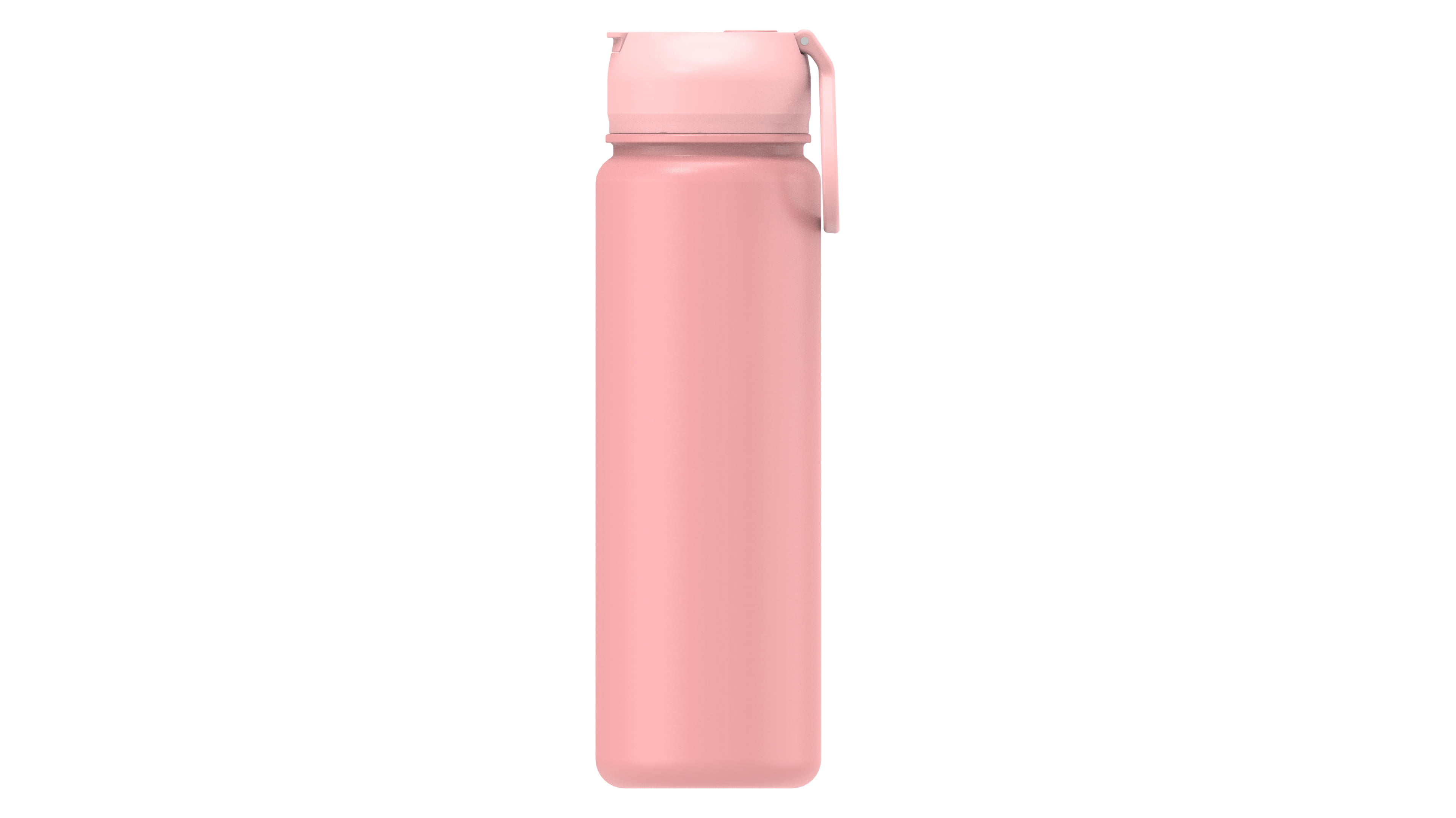 Gourde de sport en acier inoxydable à double paroi et isolation sous vide Mainstays, 700 ml, rose, avec couvercle anti-fuites, pour la salle de sport, les déplacements et un usage quotidien