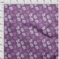 thumbnail image 4 of oneOone Velvet Purple Fabric Florals Sewing Craft Projects Fabric Prints By Yard 58 Inch Wide, 4 of 4