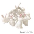 thumbnail image 3 of EGNMCR Easter Lights String Easter Bunny Decor LED Easter Bunny Strings Patio Room Window Decoration Party Easter Decorations, 3 of 3