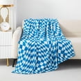 thumbnail image 1 of Mainstays Kids Plush Throw Blanket Checker, 1 of 5