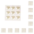 thumbnail image 1 of 10 Sheets Rhinestone Stickers Children Hand Acrylic Decals Three-dimensional Student DIY Love Heart Crafts Label Table Party White Pearl, 1 of 6