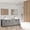 Grey, variant on Vanity Art 84 in. W Double Sink Bathroom Vanity with Engineered Marble Top and Two Free Mirrors