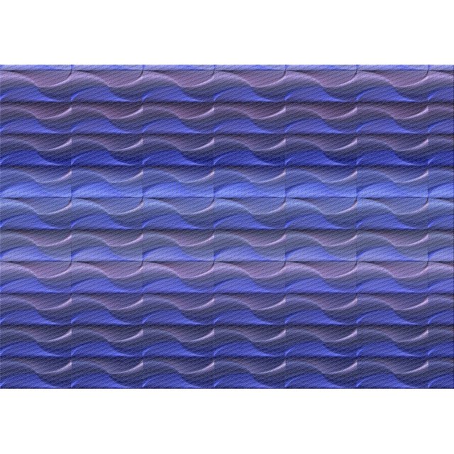 Ahgly Tapis Rectangulaire Lavable en Machine Intérieur Transitionnel Bleu Saphir, 2 Pieds x 4 Pieds