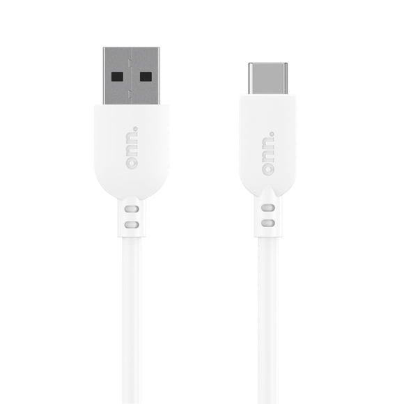 Onn. 10 FT/3 m USB Hi-Speed Certified USB-A to USB-C Cable