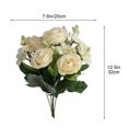 thumbnail image 3 of Wzzjkit Artificial Flowers for Outdoors, Fake Realistic Flowers with Plastic Plants Spring Decor, Handheld Faux Flowers for Outside Window Box Front Porch Planter Decor, 3 of 7