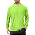 thumbnail image 1 of Besolor Chandails à Capuchon de Protection Solaire UPF 50+ pour Hommes, Manches Longues, Pêche, Randonnée, Course, Légers, Séchage Rapide, 1 of 4
