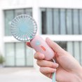 thumbnail image 2 of Lollipop USB Handheld Fan, 3-Speed Cute Fan with Flashlight, Girls Travel Fan, 2 of 5