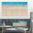 thumbnail image 1 of Serene White and Blue Waters - Large Seashore Canvas Print, 1 of 3