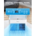 thumbnail image 4 of Midea 8,500 BTU (5,000 BTU SACC) Portable Air Conditioner with Wi-Fi, Dehumidifier & Fan, Cools up to 150 Sq. Ft., Window Kit Included, 4 of 6
