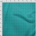 thumbnail image 3 of oneOone Cotton Poplin Fabric Leaves & Swirl Block Printed Craft Fabric BTY 42 Inch Wide, 3 of 4