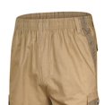 thumbnail image 5 of Men‘s Elastic Waist Loose Fit Lightweight Workwear Casual Cargo Pull On Pants With Multi Pockets, 5 of 5