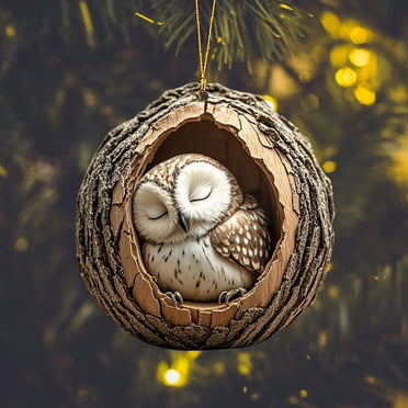 Staron Owl Ornaments for Christmas Tree, Animal Christmas Ornaments, Christmas Decorations Animal Ornaments for Christmas Tree
