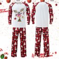 thumbnail image 2 of Curenmufel Pyjamas de Noël Assortis Pyjamas de Noël pour la Famille Pyjamas de Noël pour la Famille Ensembles Assortis de Pyjamas de Noël Tenue de Nuit des Fêtes Jammies (Rouge,P), 2 of 9