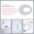thumbnail image 3 of OUNONA Toilet Potty Seat White PP Anti- Use 1Pcs, 3 of 8