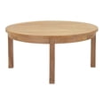thumbnail image 3 of Modway Marina Table Basse Ronde Moderne en Bois de 40 Pouces pour Patio en Teck Naturel, 3 of 5