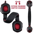 thumbnail image 3 of Cagogo under $5 Gaming Headset, Gaming Headset Wired With Microphone,LED Lighting Stereo Over Ear Headphones,Low Latency Computer Gaming Audio,Noise Cancelling Retractable Mic, 3 of 4