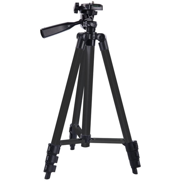 Adjustable Multi-function Universal Aluminum Alloy Tripod Stand,Smartphone Mount for Samsung and Other Brands Smartphones BLACK