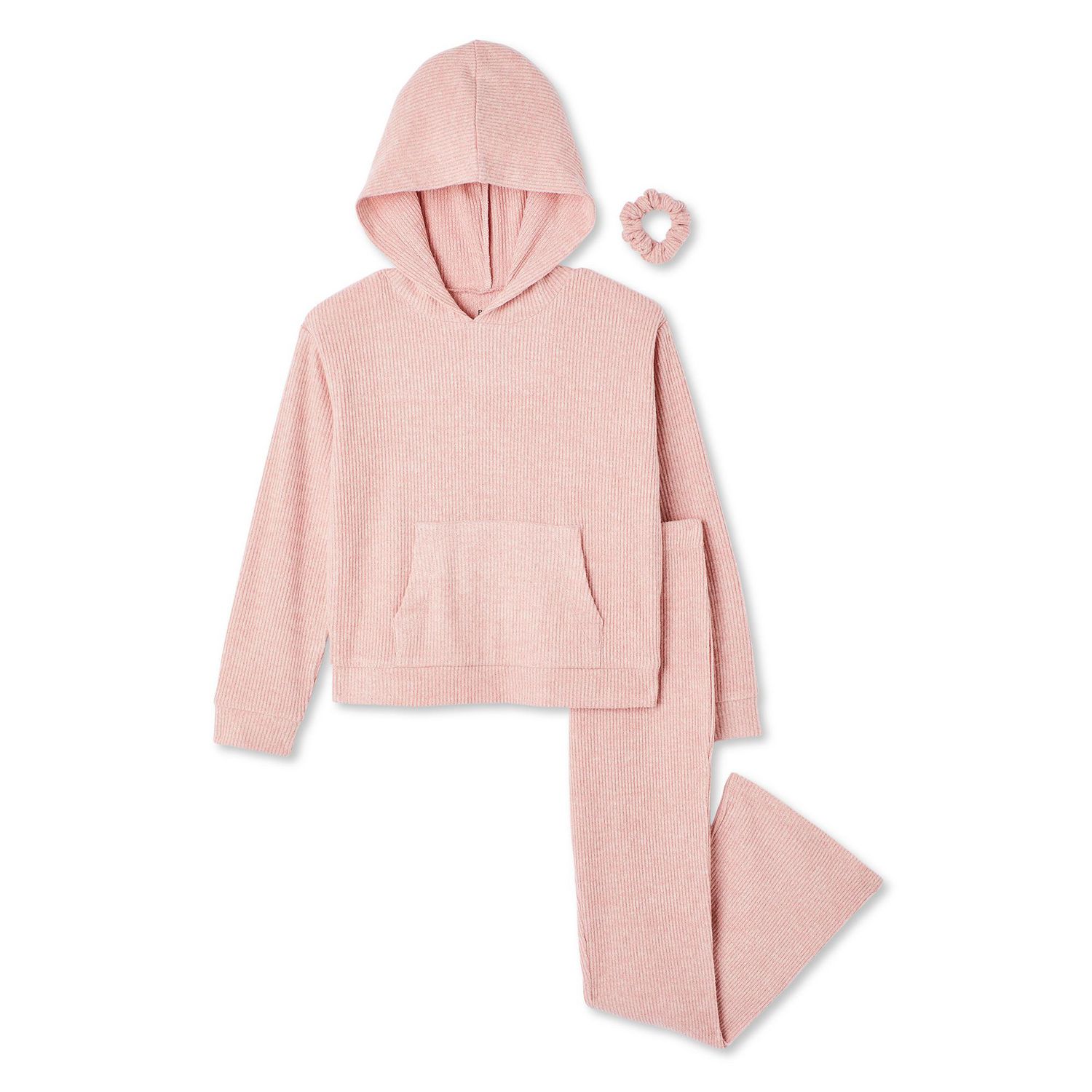 Btween Girls' Hacci Hoodie 3-Piece Set