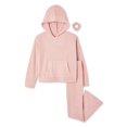 thumbnail image 1 of Btween Girls' Hacci Hoodie 3-Piece Set, 1 of 2
