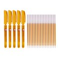 thumbnail image 2 of veasfak 100pcs Golden Buddhist Scripture Pen Refills Barrel Highlighter 5 Pens Copying 5.0mm, 2 of 9