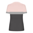 thumbnail image 4 of LOVZFMLL T-Shirts d'Été pour Femmes à Col en V Imprimés, Coupe Ample, Manches Courtes, 4 of 5