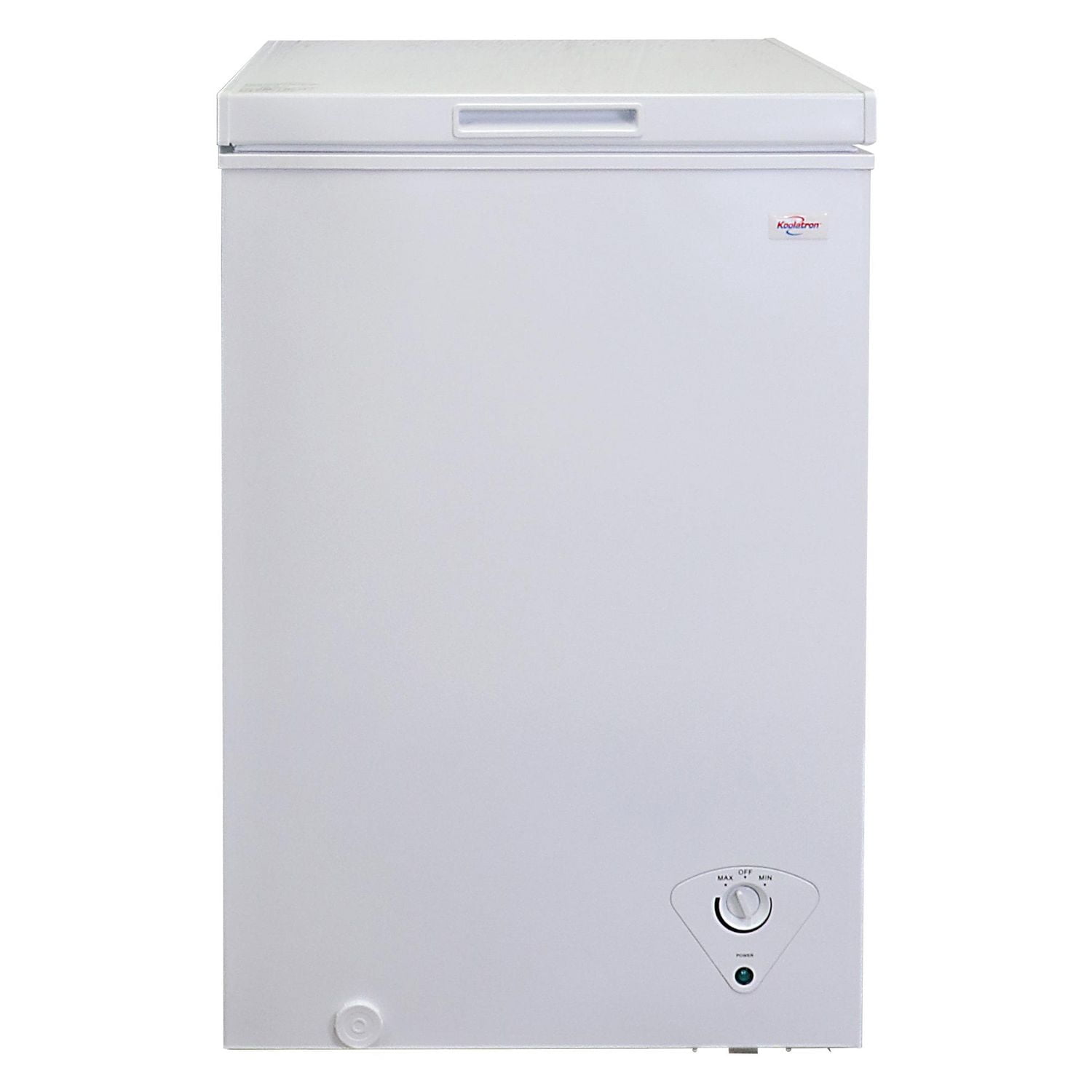 Koolatron Congélateur coffre compact 3,5 pi³ avec dégivrage manuel (99L), blanc