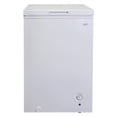 thumbnail image 1 of Koolatron 3.5 cu ft Compact Chest Freezer with Manual Defrost (99L), White, 1 of 9