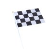 thumbnail image 4 of Drapeaux de Course à Carreaux avec Bâton pour Décoration Couleur Assortie en Polyester Taille Compacte, 4 of 8