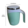 thumbnail image 2 of Automatic Stirring Cup Stainless Steel Lazy Magnetized Cup Automatic Magnetic Cup Portable Coffee Cup Can Be Printed Mugs, 2 of 6
