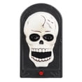 thumbnail image 2 of Clochette de Porte Animée Parlante, Facile à Utiliser avec Langue Qui Se Déplie, Accessoire de Déco Intérieur Extérieur Résistant aux Intempéries, Décoration d'Halloween pour Maison, Bar, Fête, Forme de Crâne, 2 of 8