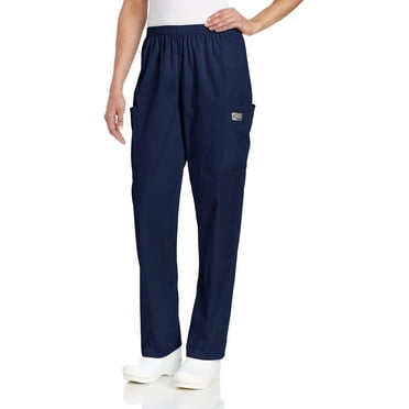 Landau Classic Pantalon d'Uniforme Médical Cargo à 3 Poches, Coupe Décontractée, Taille Élastique pour Femmes 83221
