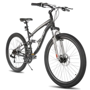 HH HILAND Suspension complète pour hommes VTT, 21 Vitesse, 26 Roue de pouce, Vélo de frein double disque pour hommes Femmes