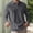 Grey, variant on Adult Polo Shirt for Men Long Sleeve Button Polo Tees Loose Fit White T Shirt Men