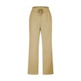 thumbnail image 3 of AherBiu Womens Joggers Sweatpants Drawstring Elastic Waisted Straight Leg Lounge Sports Pants, 3 of 5