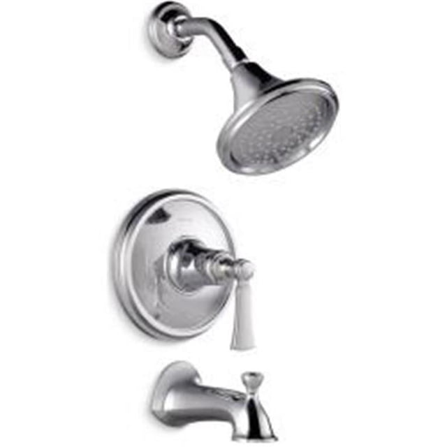 Kohler 246349 Elliston Robinet de Baignoire et de Douche à une Poignée, Chrome Poli