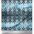 thumbnail image 1 of Soimoi Polyester Crepe Fabric Aztec Southwestern Printed Craft Fabric by The Yard 42 Inch Wide, 1 of 3