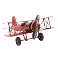 thumbnail image 2 of Wrought Iron Plane, Metal Airplane Model Stable Structure  For Aircraft Enthusiasts For Home Decoration For Cafe Ornament Yellow,Red,Blue, 2 of 8