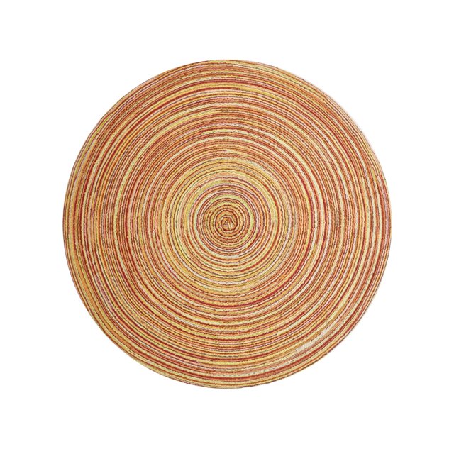 Antiskid Heat Insulation Mats Nnitting Circle Table Placemat Dinner Kitchen Pad