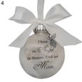 thumbnail image 2 of Christmas Commemorate Decoration Feather Ball Angel In Heaven Memorial Ornament, 2 of 13
